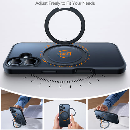 Housse MagSafe pour Apple iPhone 16, Torras, Ostand Pro, Noire