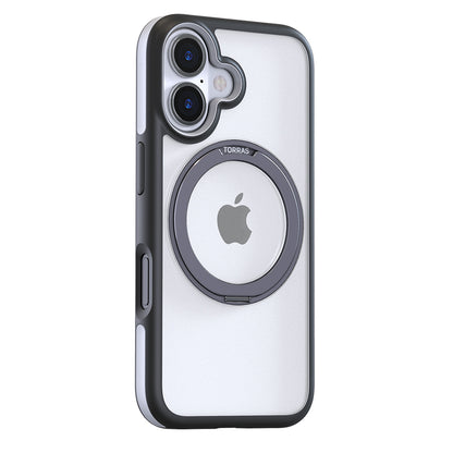 MagSafe Hülle für Apple iPhone 16, Torras, Ostand R Fusion, Schwarz