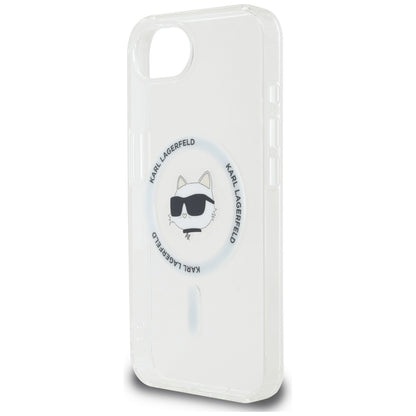 MagSafe Case for Apple iPhone 16e, Karl Lagerfeld, IML Choupette's Head, White