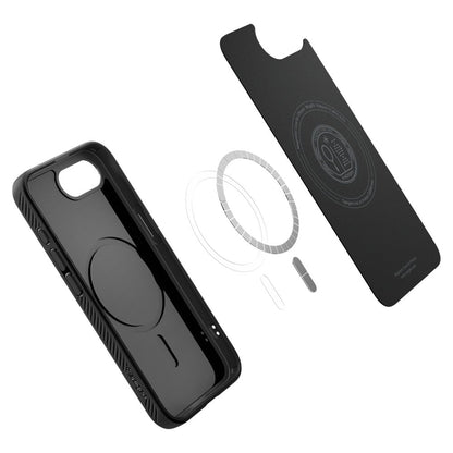Coque MagSafe pour Apple iPhone 17e / 16e, Spigen, Liquid Air, Noir Mat