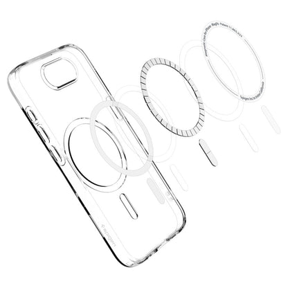 MagSafe Hülle für Apple iPhone 17e / 16e, Spigen, Liquid Crystal, Transparent ACS09150