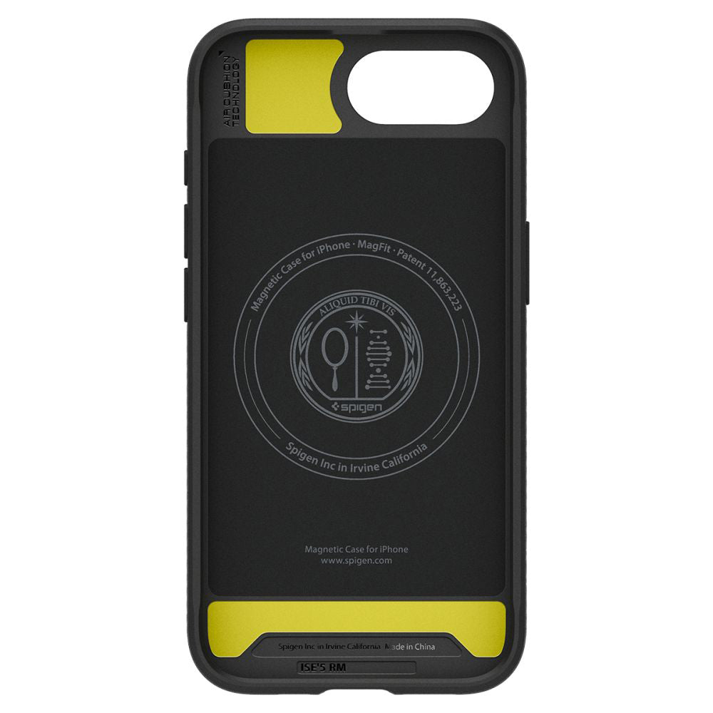 Coque MagSafe pour Apple iPhone 17e / 16e, Spigen, Rugged Armor, Noir Mat