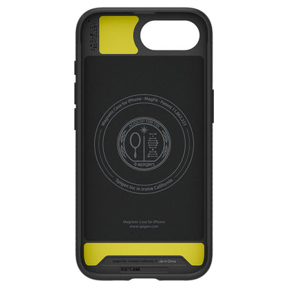 Coque MagSafe pour Apple iPhone 17e / 16e, Spigen, Rugged Armor, Noir Mat