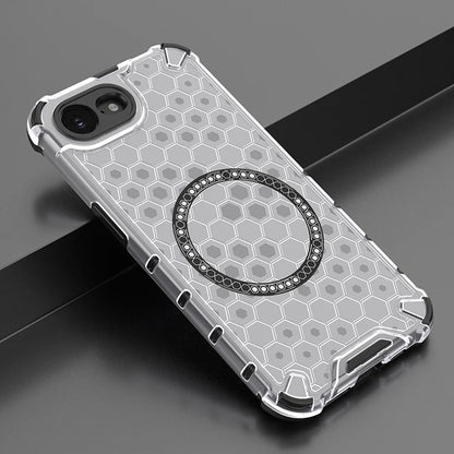 Coque MagSafe pour Apple iPhone 17e / 16e, Techsuit, HoneyComb Shield, Noire