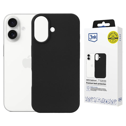 Coque MagSafe pour Apple iPhone 17, 3MK, Hardy, Noire