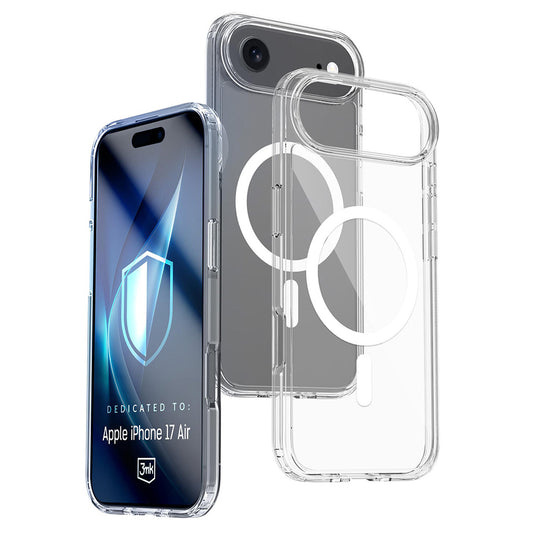 Coque MagSafe pour Apple iPhone 17 Air, 3MK, Armor MagCase, Transparente