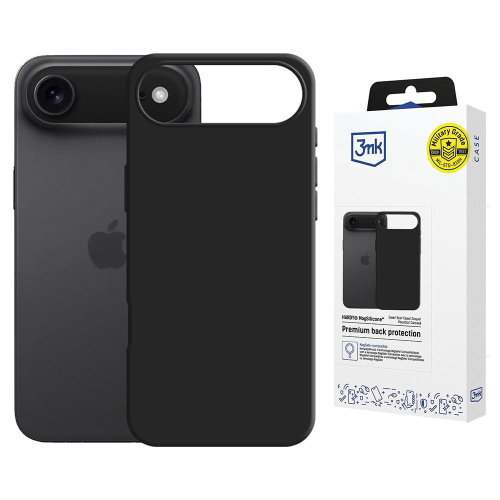 Coque MagSafe pour Apple iPhone 17 Air, 3MK, Hardy, Noire