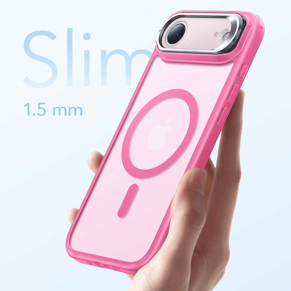 Coque MagSafe pour Apple iPhone 17 Air, ESR, Classic Hybrid Kickstand, Rose Satiné