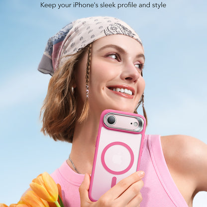 Coque MagSafe pour Apple iPhone 17 Air, ESR, Classic Hybrid Kickstand, Rose Satiné