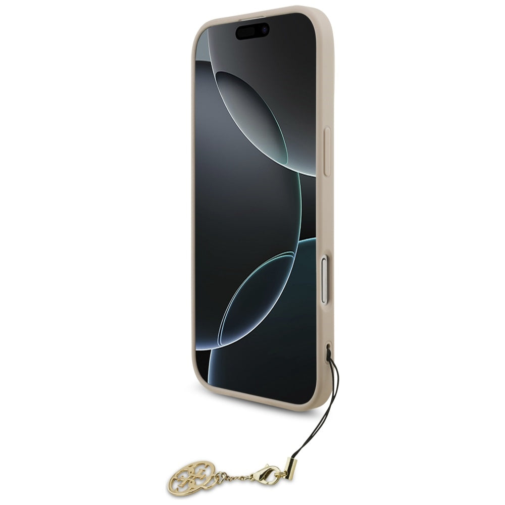 Étui MagSafe pour Apple iPhone 17 Air, Guess, 4G Charm Cradle, Rose