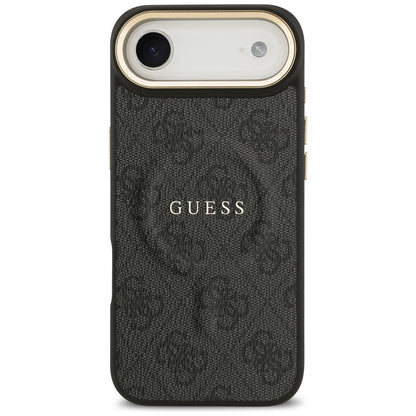 MagSafe Hülle für Apple iPhone 17 Air, Guess, 4G Classic, Schwarz