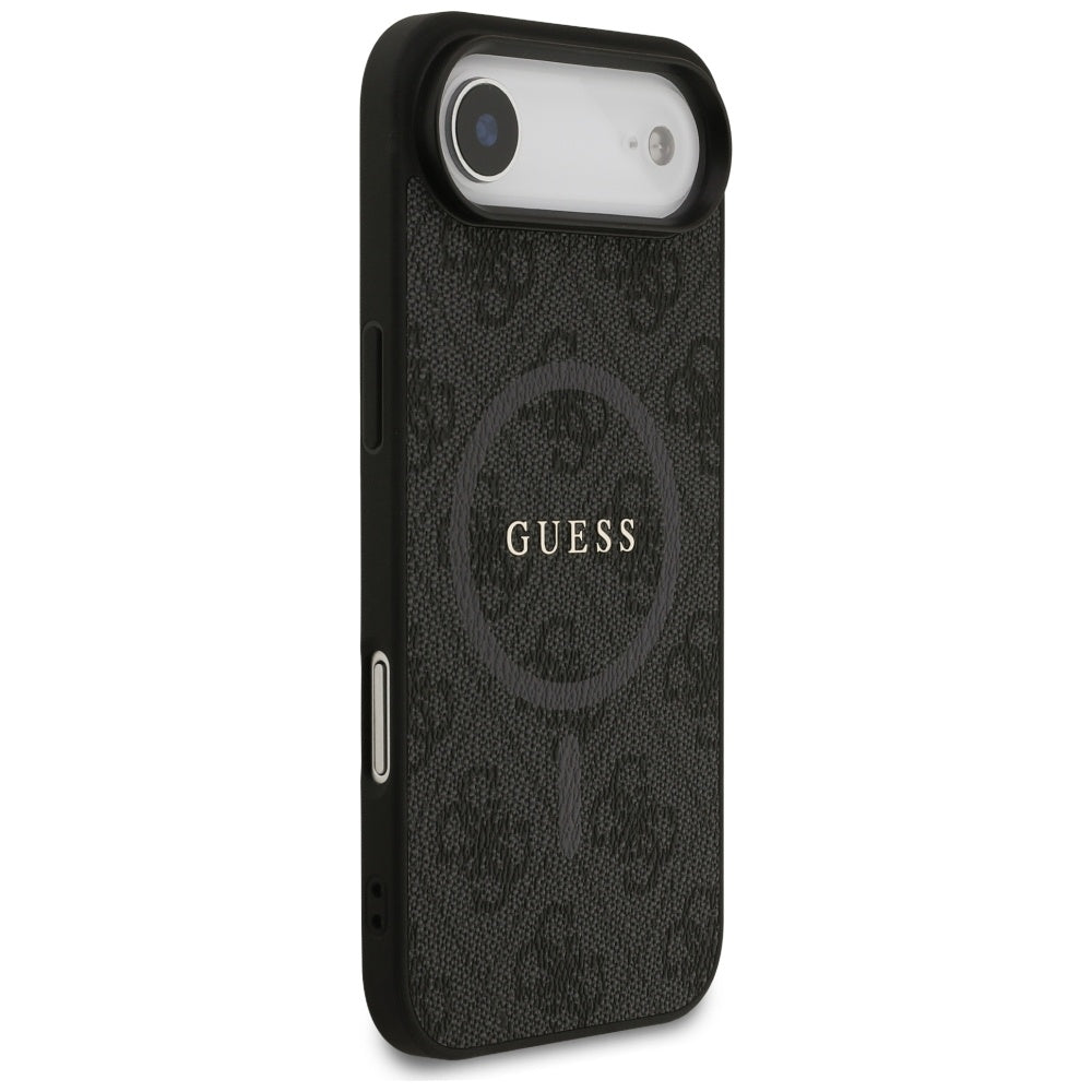 Étui MagSafe pour Apple iPhone 17 Air, Guess, 4G Ring Classic Logo, Noir