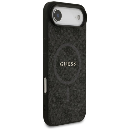 Étui MagSafe pour Apple iPhone 17 Air, Guess, 4G Ring Classic Logo, Noir