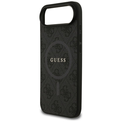 Étui MagSafe pour Apple iPhone 17 Air, Guess, 4G Ring Classic Logo, Noir