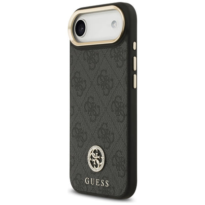 Étui MagSafe pour Apple iPhone 17 Air, Guess, Logo Strass 4G, Noir