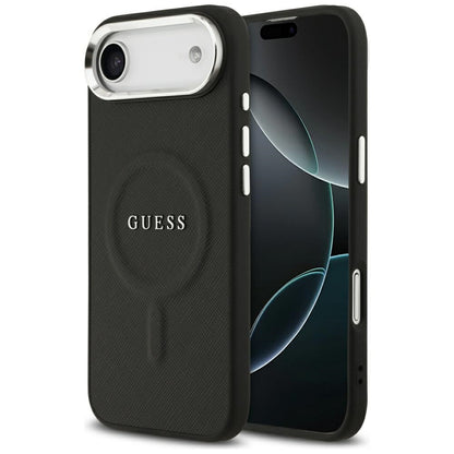 MagSafe Hülle für Apple iPhone 17 Air, Guess, Classic Logo, Schwarz