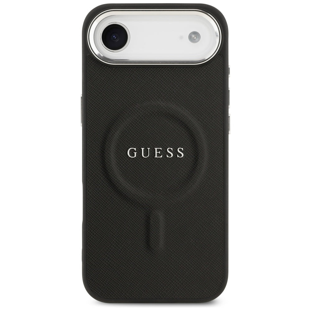 MagSafe Hülle für Apple iPhone 17 Air, Guess, Classic Logo, Schwarz