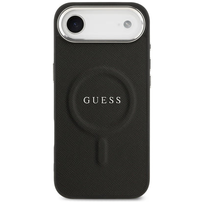 MagSafe Hülle für Apple iPhone 17 Air, Guess, Classic Logo, Schwarz