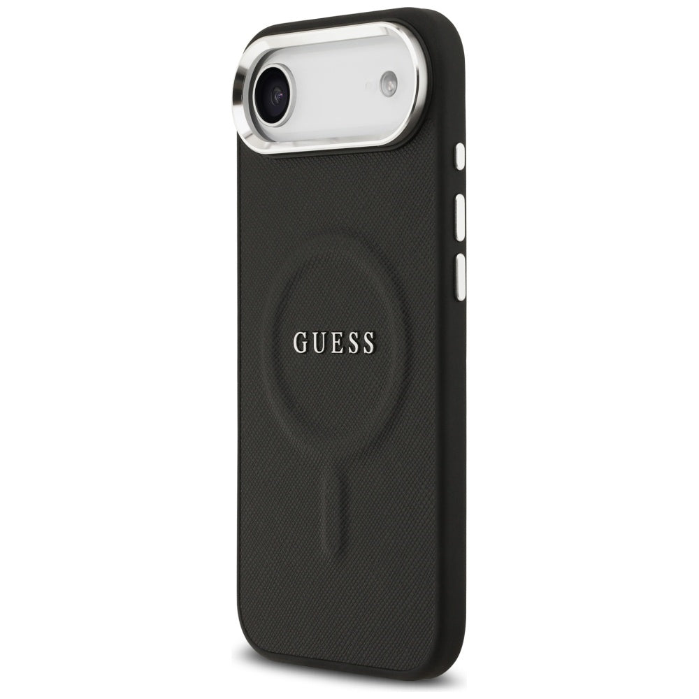 MagSafe Hülle für Apple iPhone 17 Air, Guess, Classic Logo, Schwarz