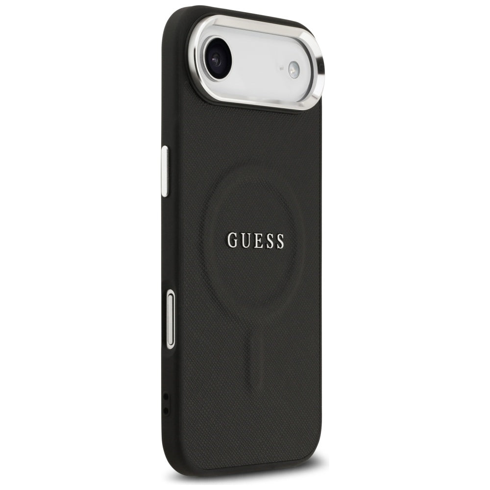 MagSafe Hülle für Apple iPhone 17 Air, Guess, Classic Logo, Schwarz