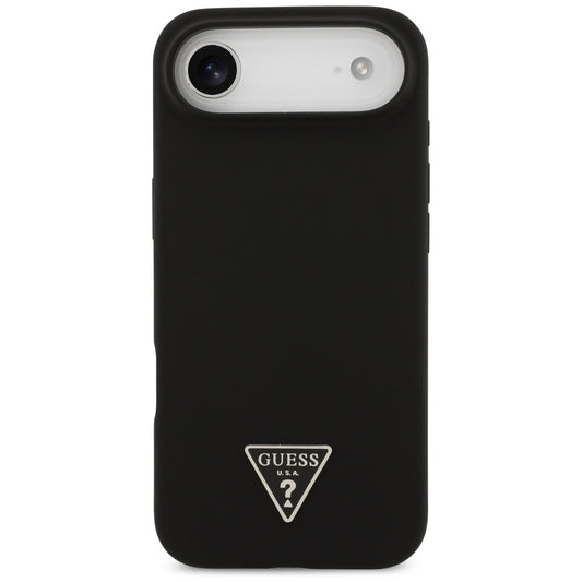 Étui MagSafe pour Apple iPhone 17 Air, Guess, Logo Triangle, Noir