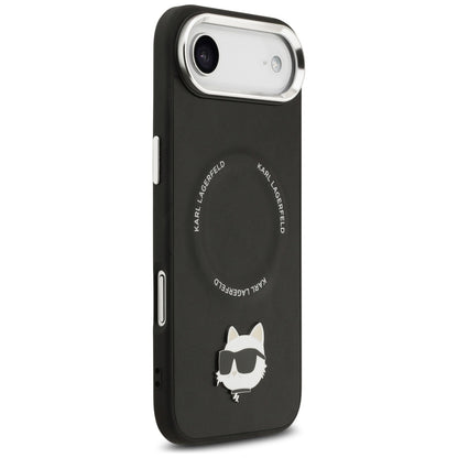 MagSafe Case for Apple iPhone 17 Air, Karl Lagerfeld, Choupette Pin, Black