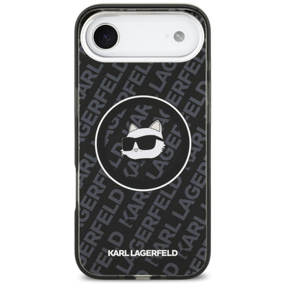 MagSafe Case for Apple iPhone 17 Air, Karl Lagerfeld, IML Choupette's Head, Black