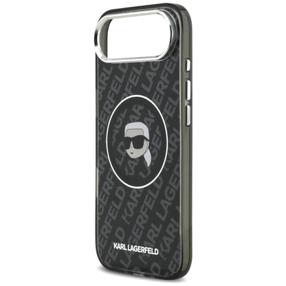 Housse MagSafe pour Apple iPhone 17 Air, Karl Lagerfeld, IML Karl's Head, Noire
