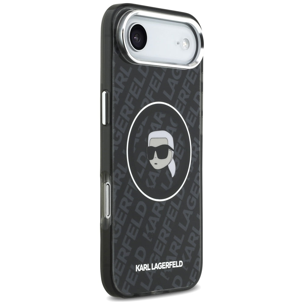 Housse MagSafe pour Apple iPhone 17 Air, Karl Lagerfeld, IML Karl's Head, Noire