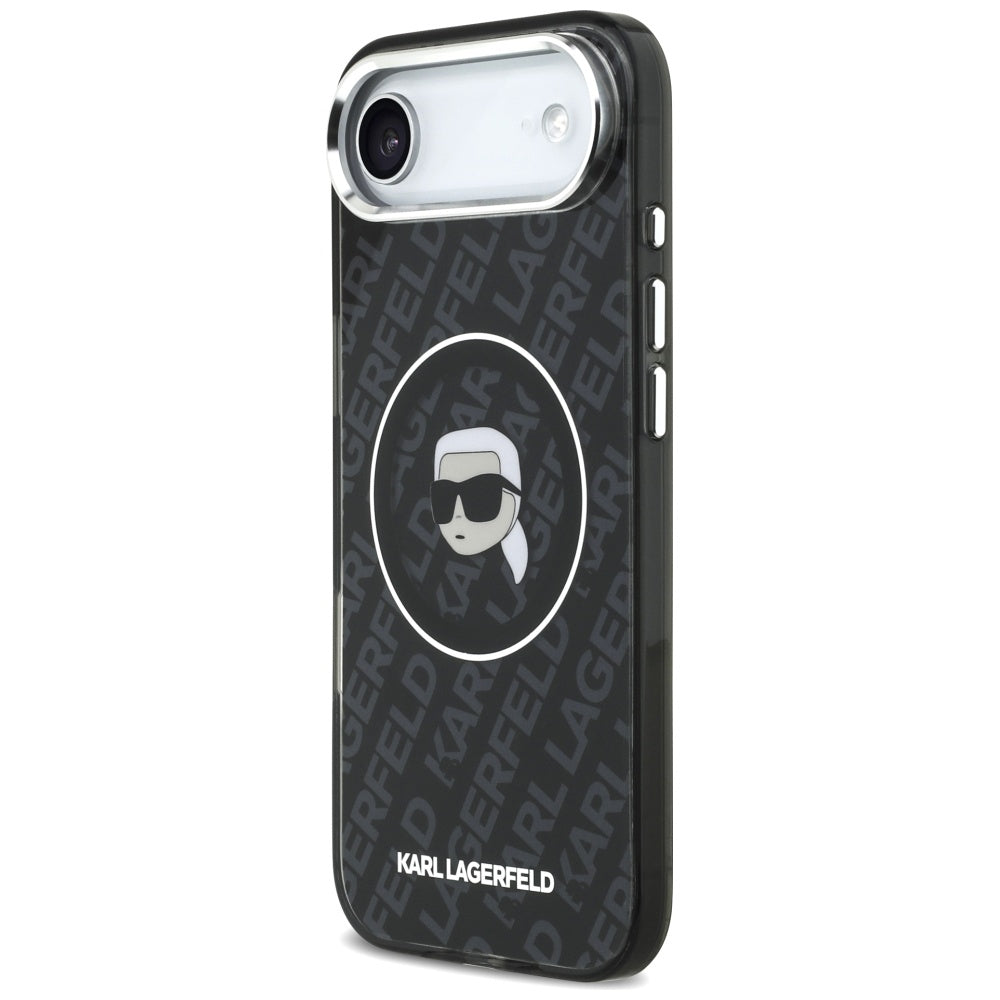Housse MagSafe pour Apple iPhone 17 Air, Karl Lagerfeld, IML Karl's Head, Noire