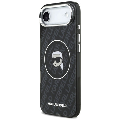Housse MagSafe pour Apple iPhone 17 Air, Karl Lagerfeld, IML Karl's Head, Noire