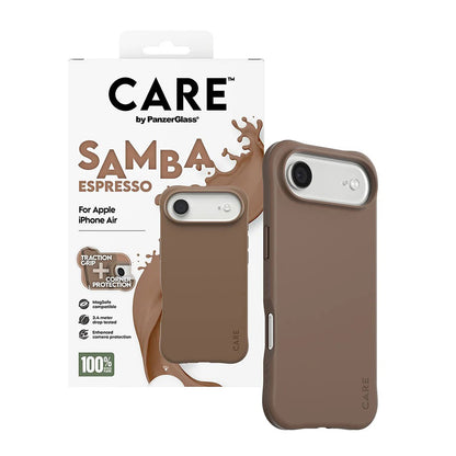 MagSafe Case for Apple iPhone 17 Air, PanzerGlass, Fashionable Care, Brown