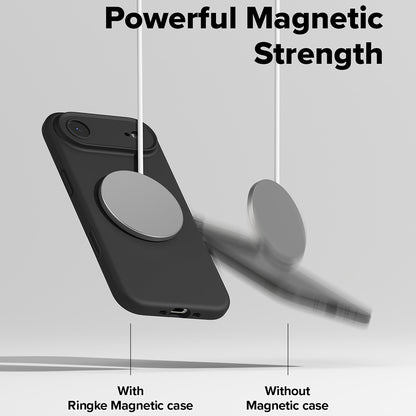 Coque MagSafe pour Apple iPhone 17 Air, Ringke, Silicone, Noire