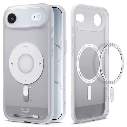 Coque MagSafe pour Apple iPhone 17 Air, Spigen, Ultra Hybrid Classic, Argentée