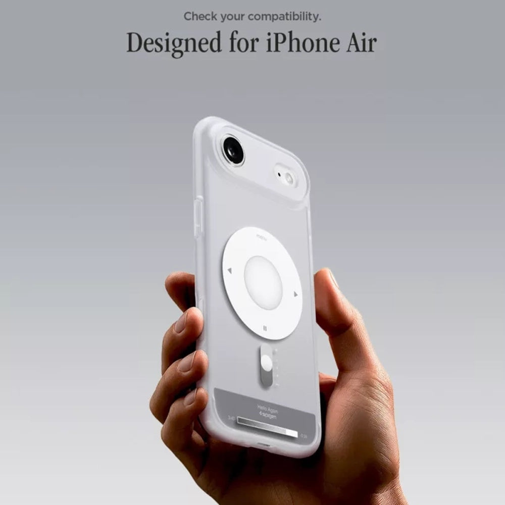 Coque MagSafe pour Apple iPhone 17 Air, Spigen, Ultra Hybrid Classic, Argentée