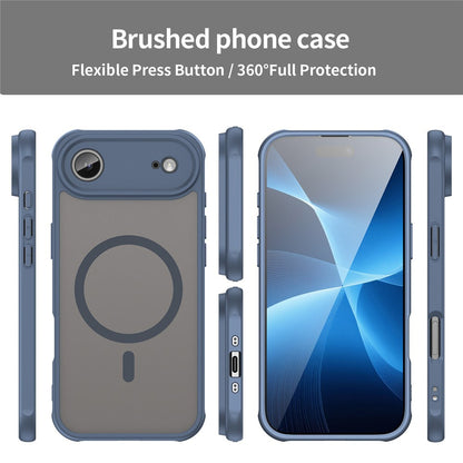 MagSafe Hülle für Apple iPhone 17 Air, Techsuit, HaloFrost II, Marineblau
