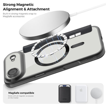 Étui MagSafe pour Apple iPhone 17 Air, Techsuit, SmartMag Book, Vert