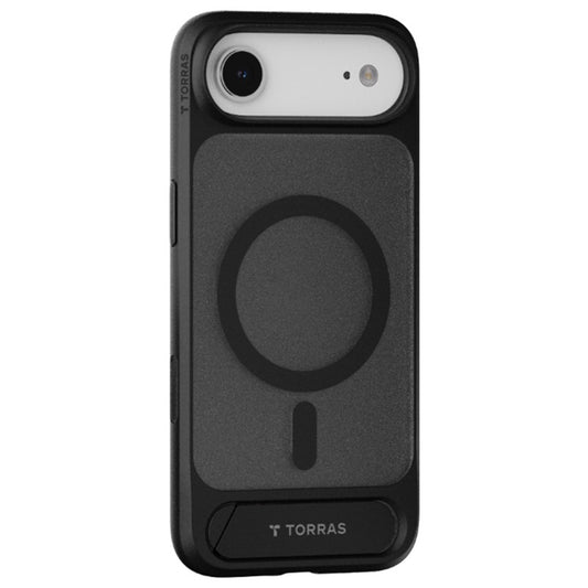 Coque MagSafe pour Apple iPhone 17 Air, Torras, Pstand, Noire