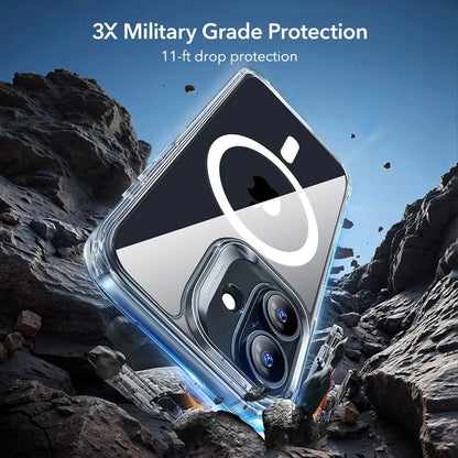 MagSafe Case for Apple iPhone 17, ESR, Classic Hybrid with Screen Protector, Transparent