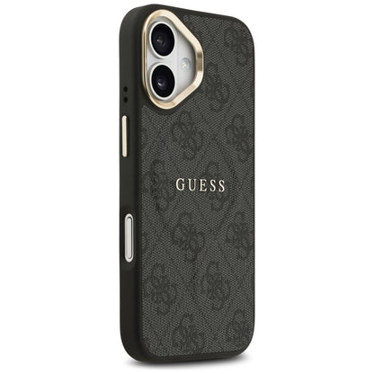 Housse MagSafe pour Apple iPhone 17, Guess, 4G Classic, Noire