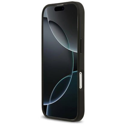 Coque MagSafe pour Apple iPhone 17, Guess, Grained Flowers, Noire