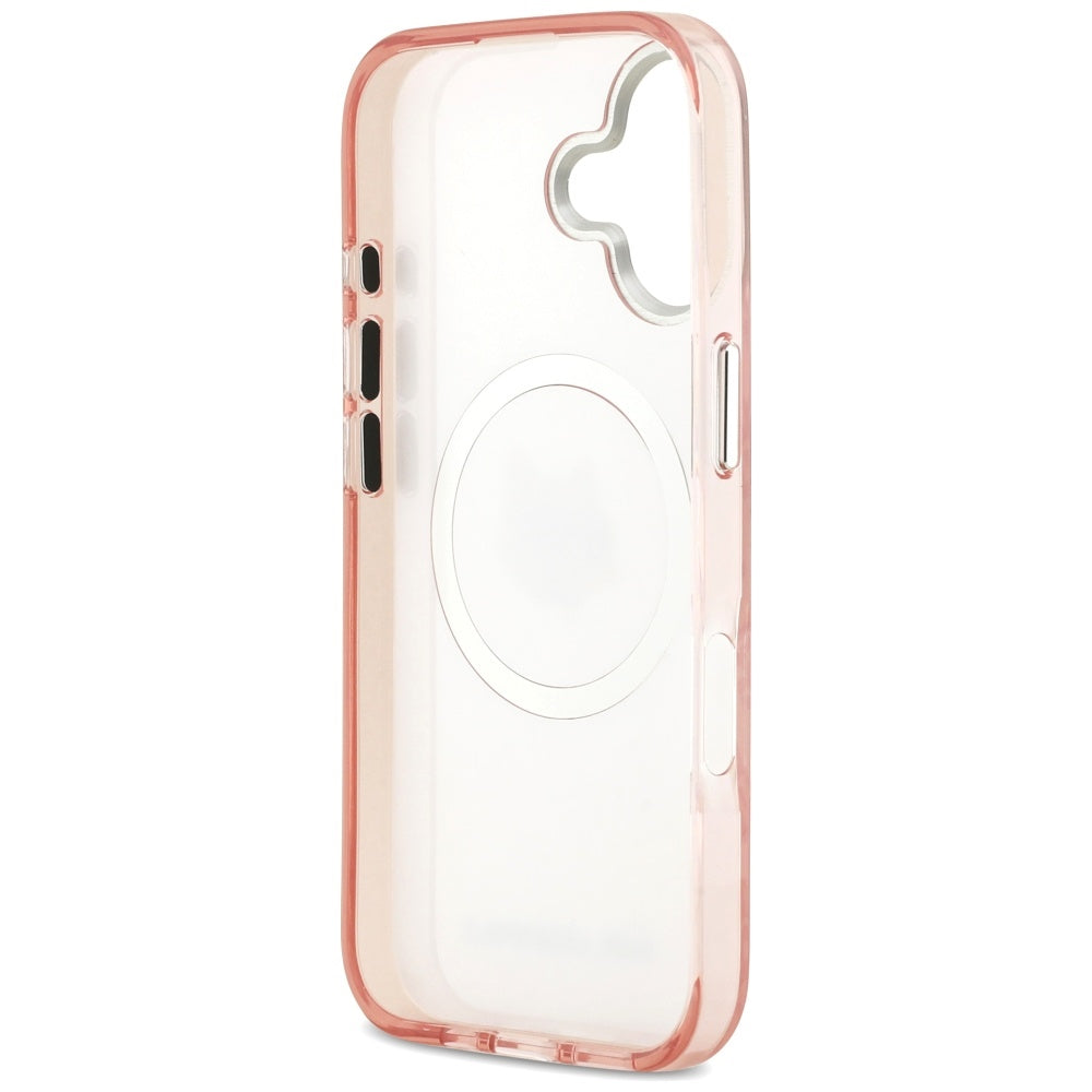 Étui MagSafe pour Apple iPhone 17, Karl Lagerfeld, IML Choupette's Head, Rose