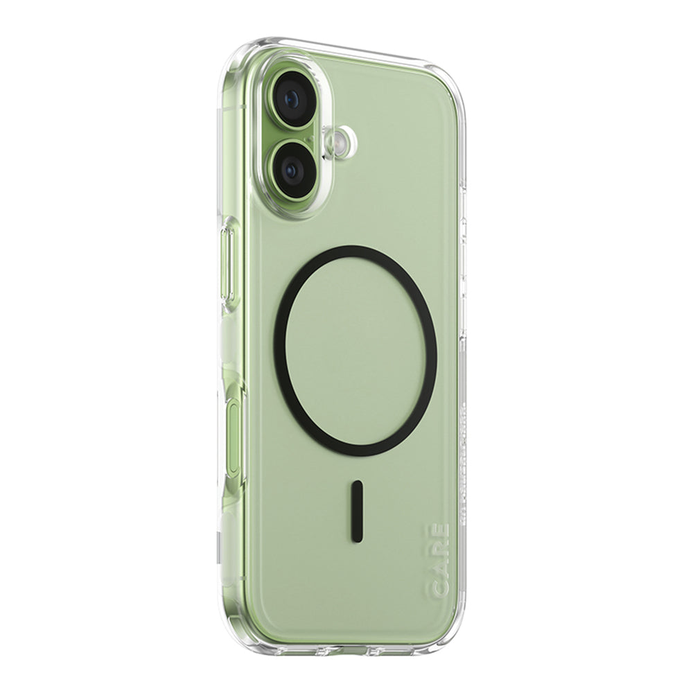 MagSafe Hülle für Apple iPhone 17, PanzerGlass, Urban Explorer, Schwarz Transparent