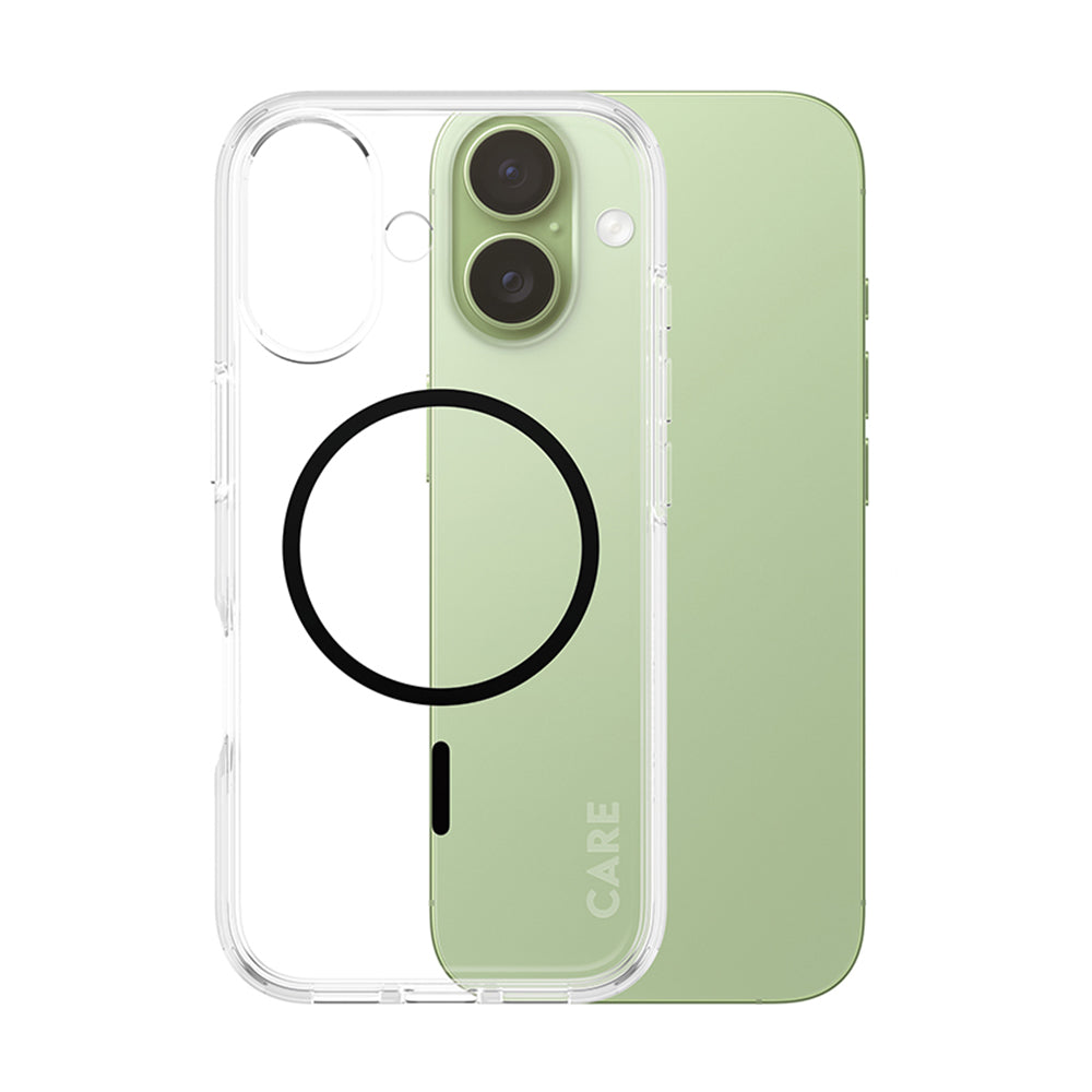 MagSafe Hülle für Apple iPhone 17, PanzerGlass, Urban Explorer, Schwarz Transparent