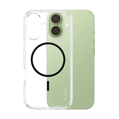 MagSafe Hülle für Apple iPhone 17, PanzerGlass, Urban Explorer, Schwarz Transparent