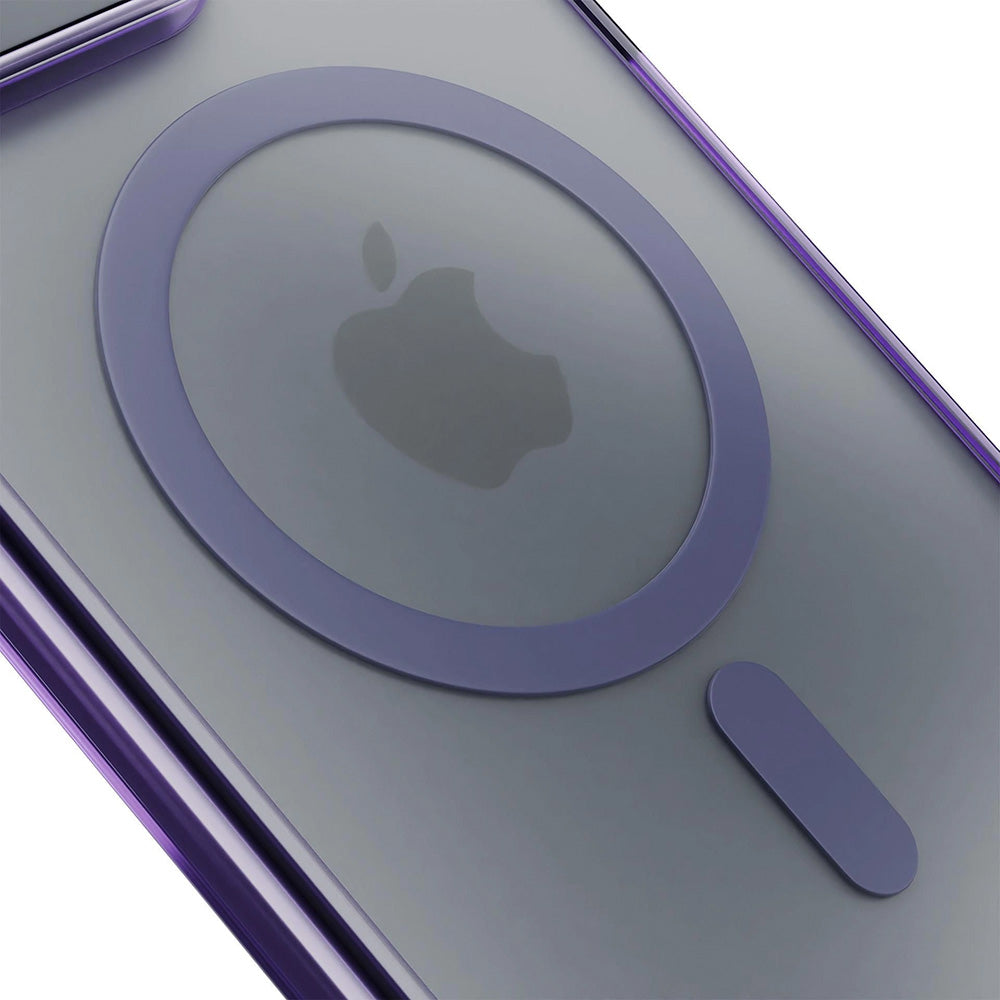 Coque MagSafe pour Apple iPhone 17 Pro, 3MK, Frosty MagCase, Violet