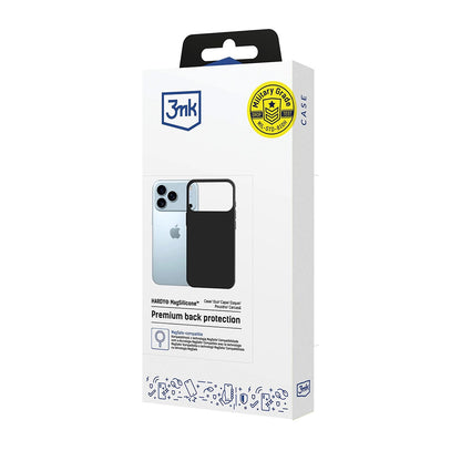 Coque MagSafe pour Apple iPhone 17 Pro, 3MK, Hardy, Noire