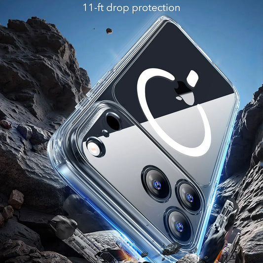 Coque MagSafe pour Apple iPhone 17 Pro, ESR, Classic Hybrid, Transparente