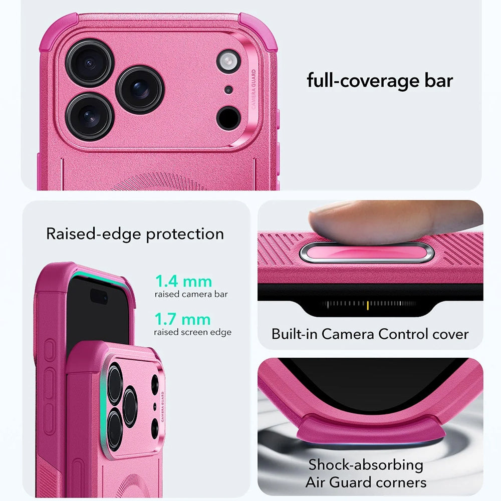 MagSafe Hülle für Apple iPhone 17 Pro, ESR, Cyber, Rosa