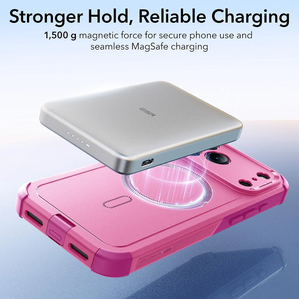 MagSafe Hülle für Apple iPhone 17 Pro, ESR, Cyber, Rosa
